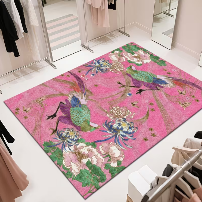 Hall Commercial Printing - 2D Digital Printed Floral and Peacock