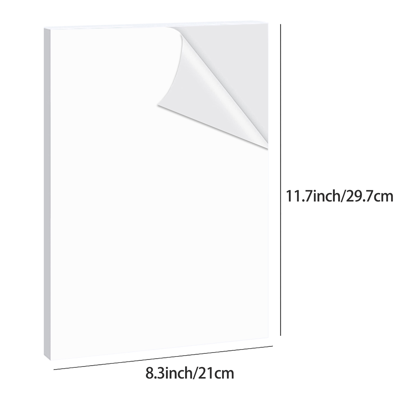 10/20 Sheets A4 Glossy White V - Commercial Vinyl Printing reseña y precio