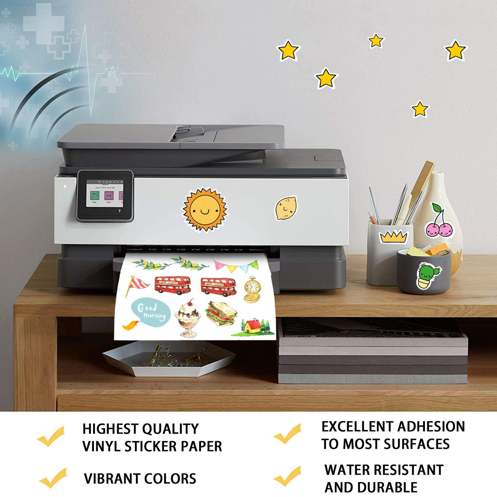 10/20 Sheets A4 Glossy White V - Commercial Vinyl Printing reseña y precio