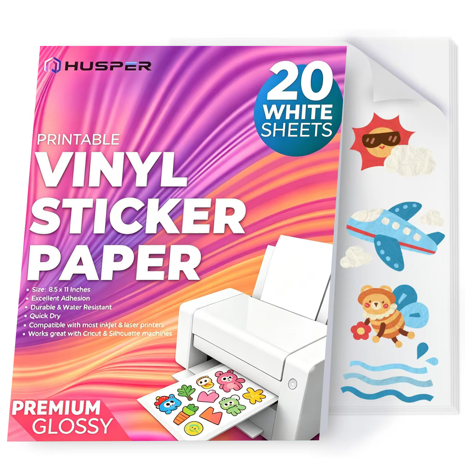 Premium Printable Vinyl 20 Whi - Commercial Vinyl Printing reseña y precio