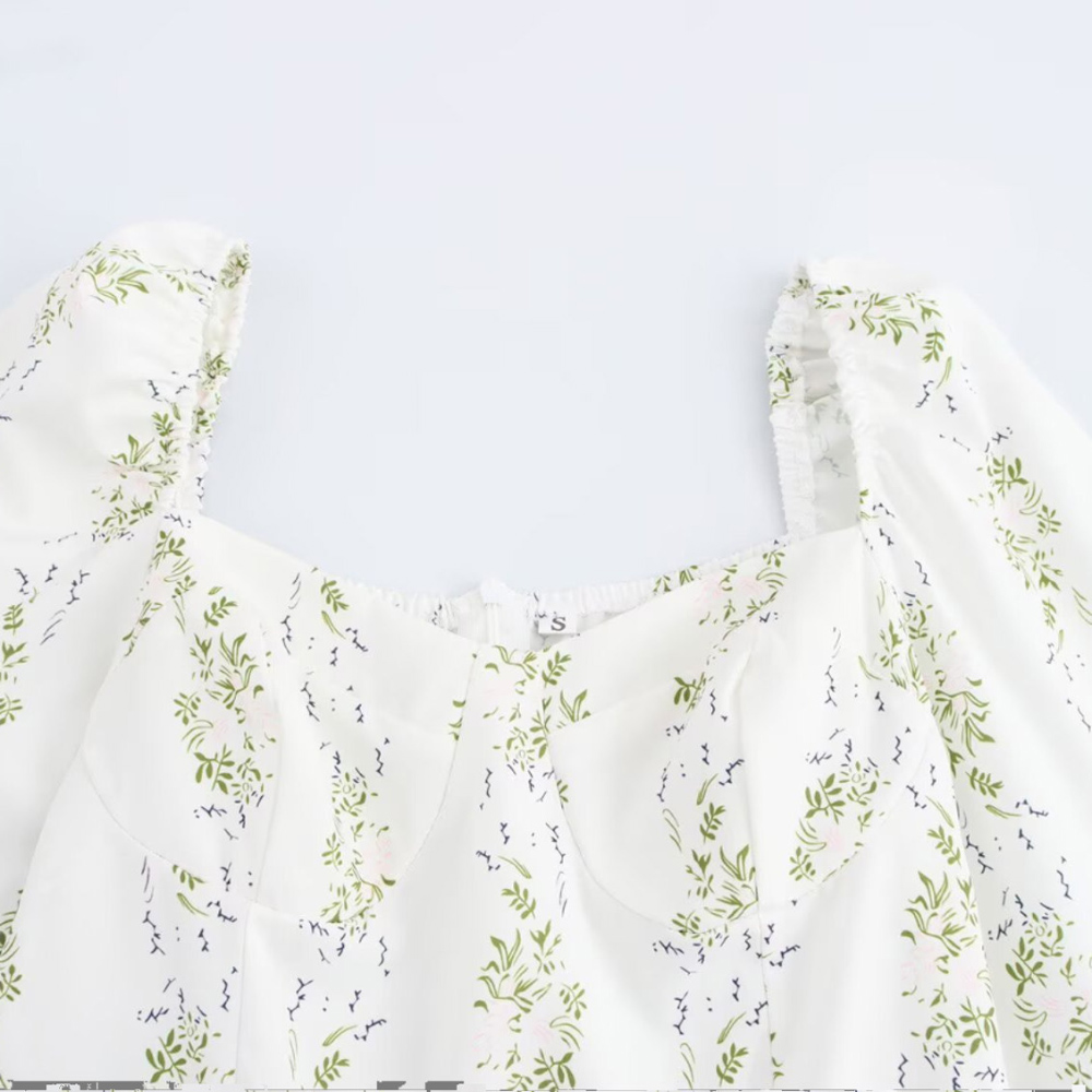 Spring Autumn Print Long Dress - Printing Qc reseña y precio