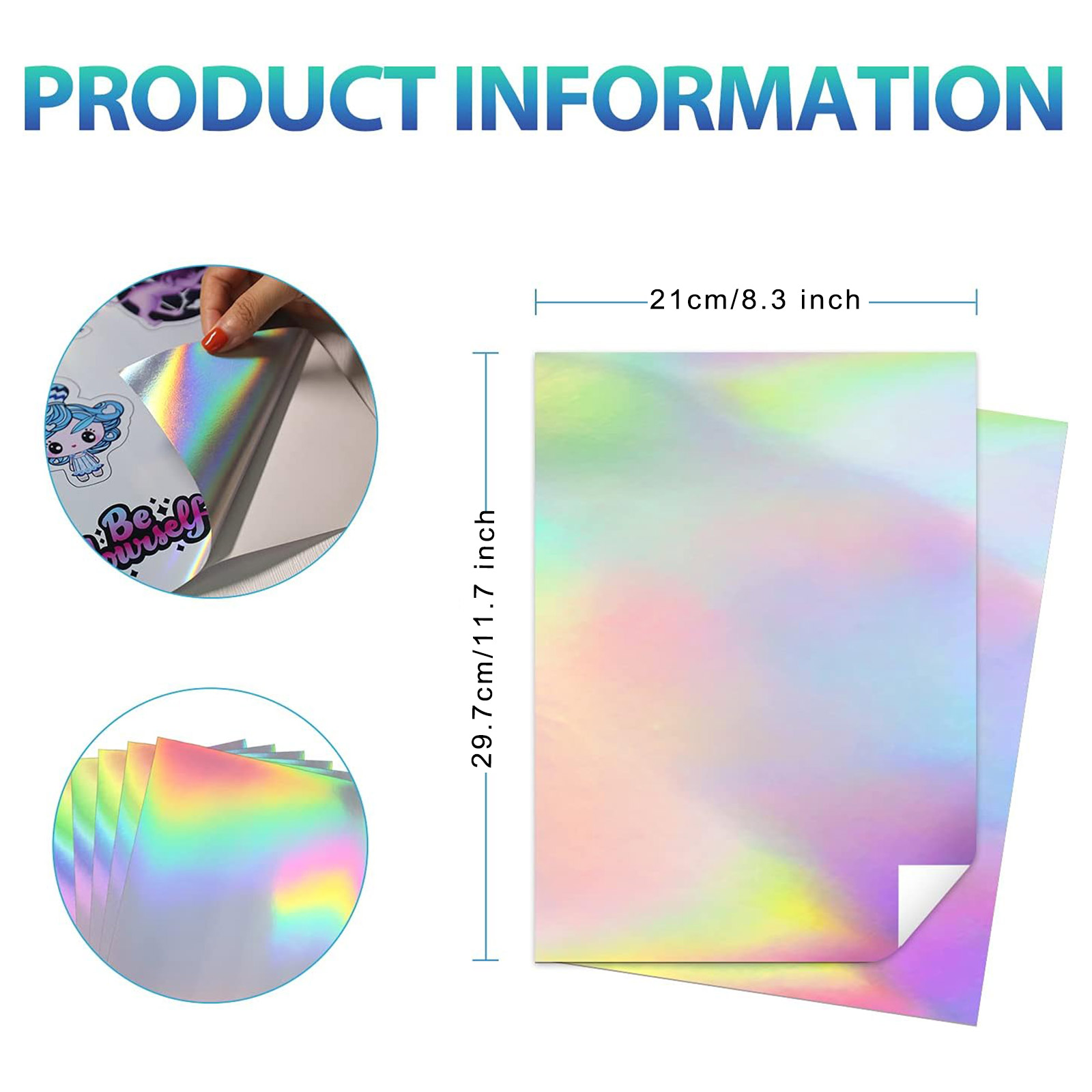 10sheets A4 Holographic Printa - Commercial Vinyl Printing reseña y precio
