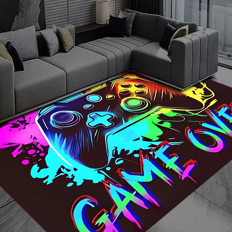 Gamepad Pattern Carpet Lock Ed - Hall Commercial Printing reseña y precio