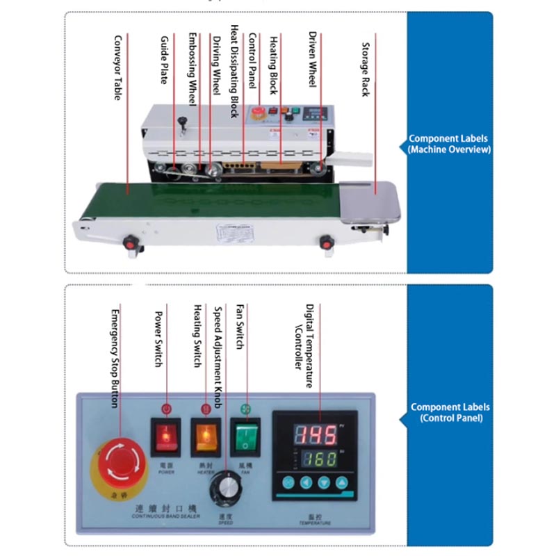 Food Bag Continuous Sealing Ma - Commercial Printing And Packaging reseña y precio