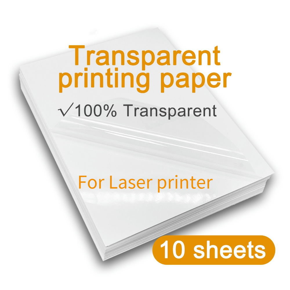 10 pcs Transparent Printable V - Commercial Vinyl Printing reseña y precio