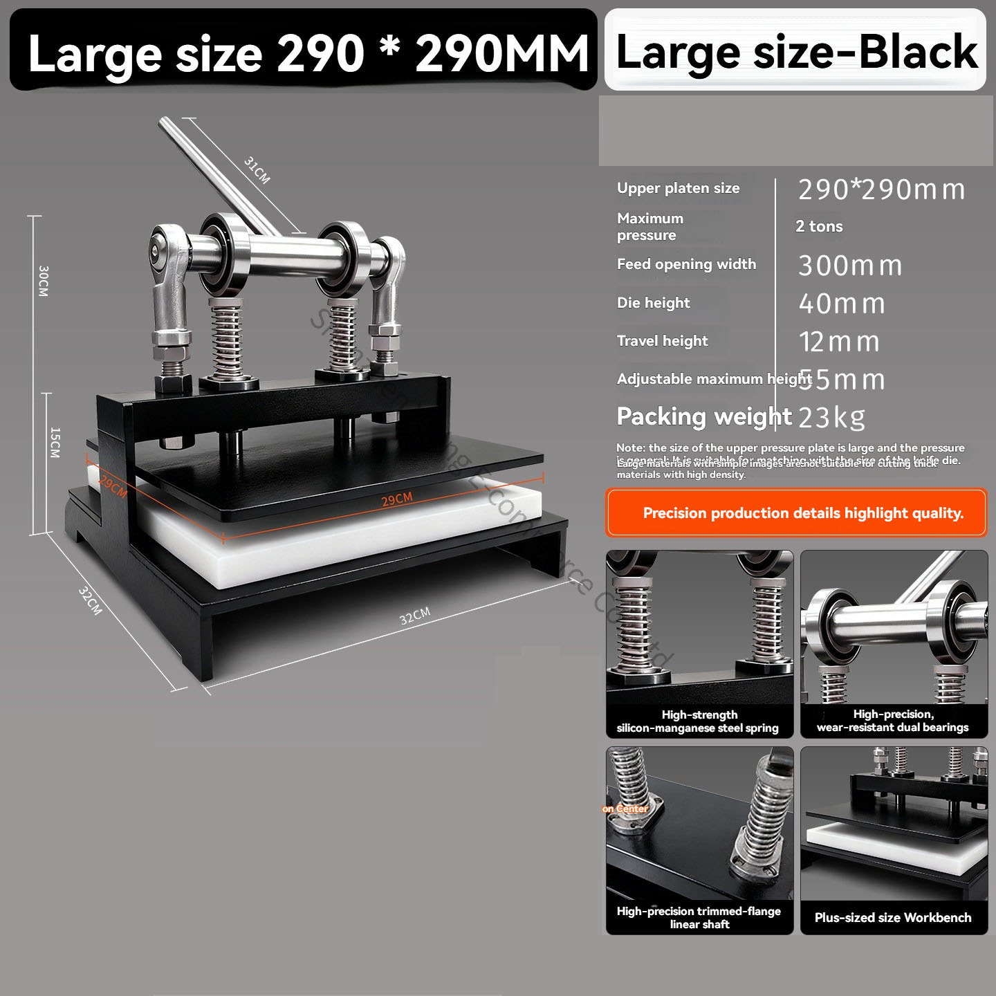 290X290 Cutting Machine Handma - Die Cutting Machine reseña y precio