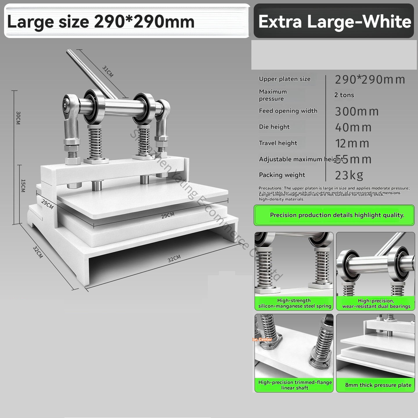 290X290 Cutting Machine Handma - Die Cutting Machine reseña y precio