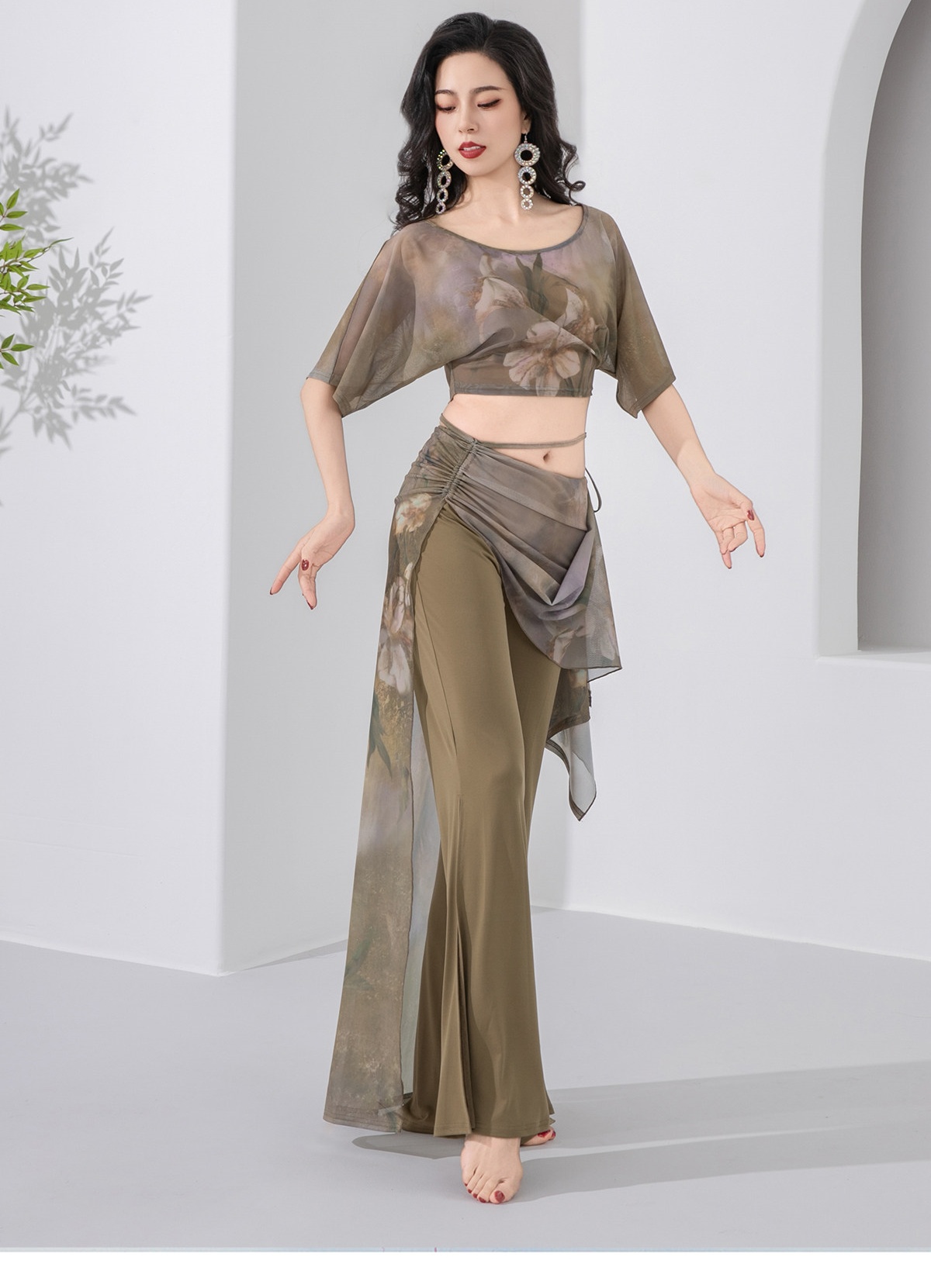 Belly dance performance costum - Printing Qc reseña y precio