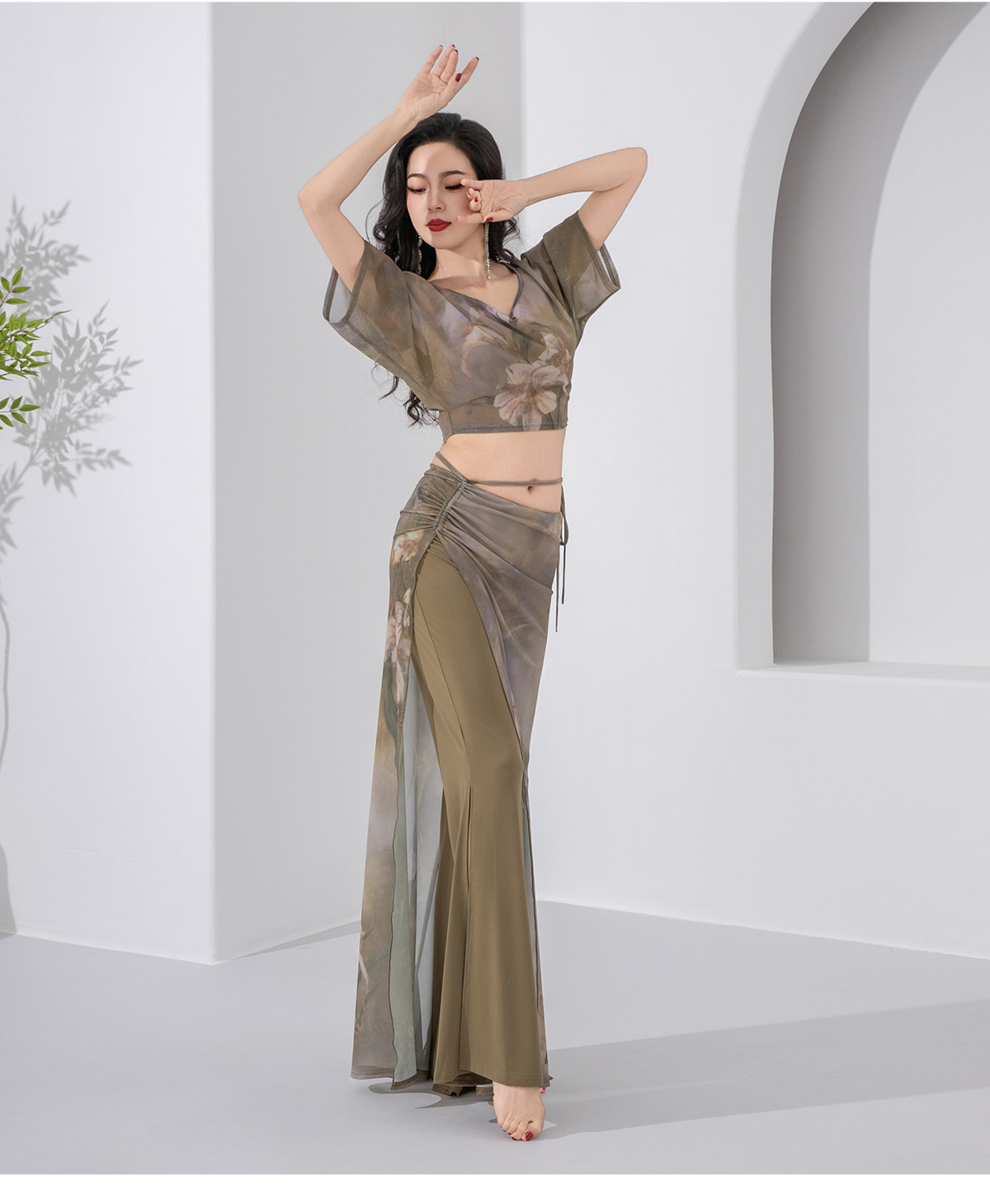 Belly dance performance costum - Printing Qc reseña y precio