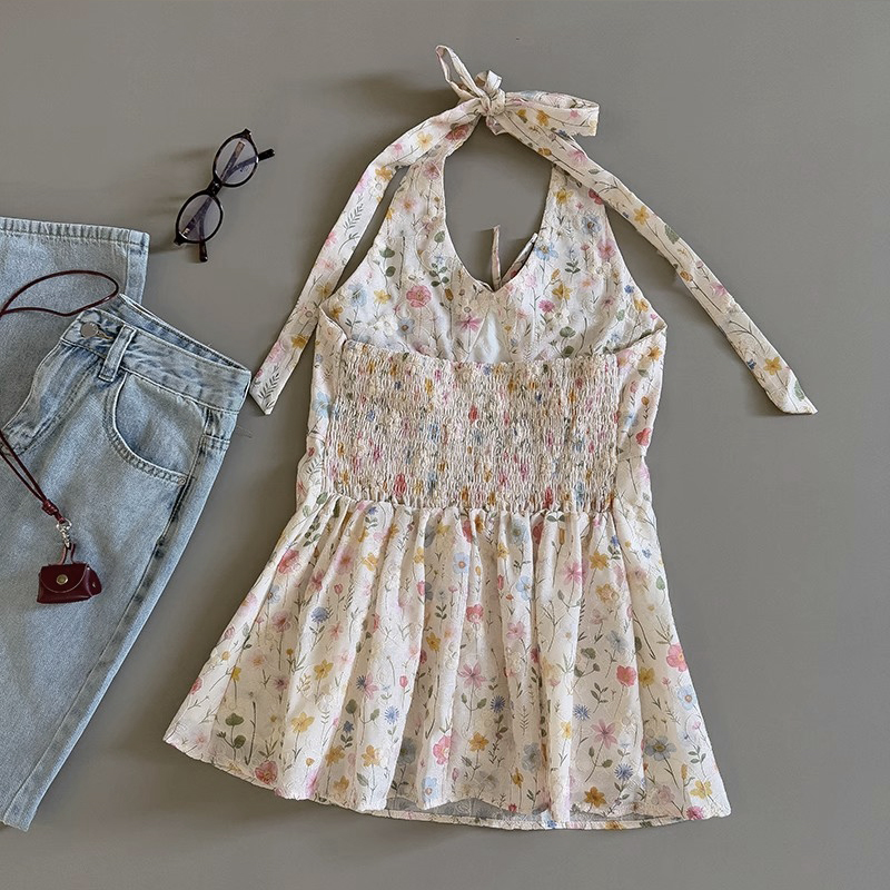 Chic Halter Shirts for Women S - Printing Qc reseña y precio