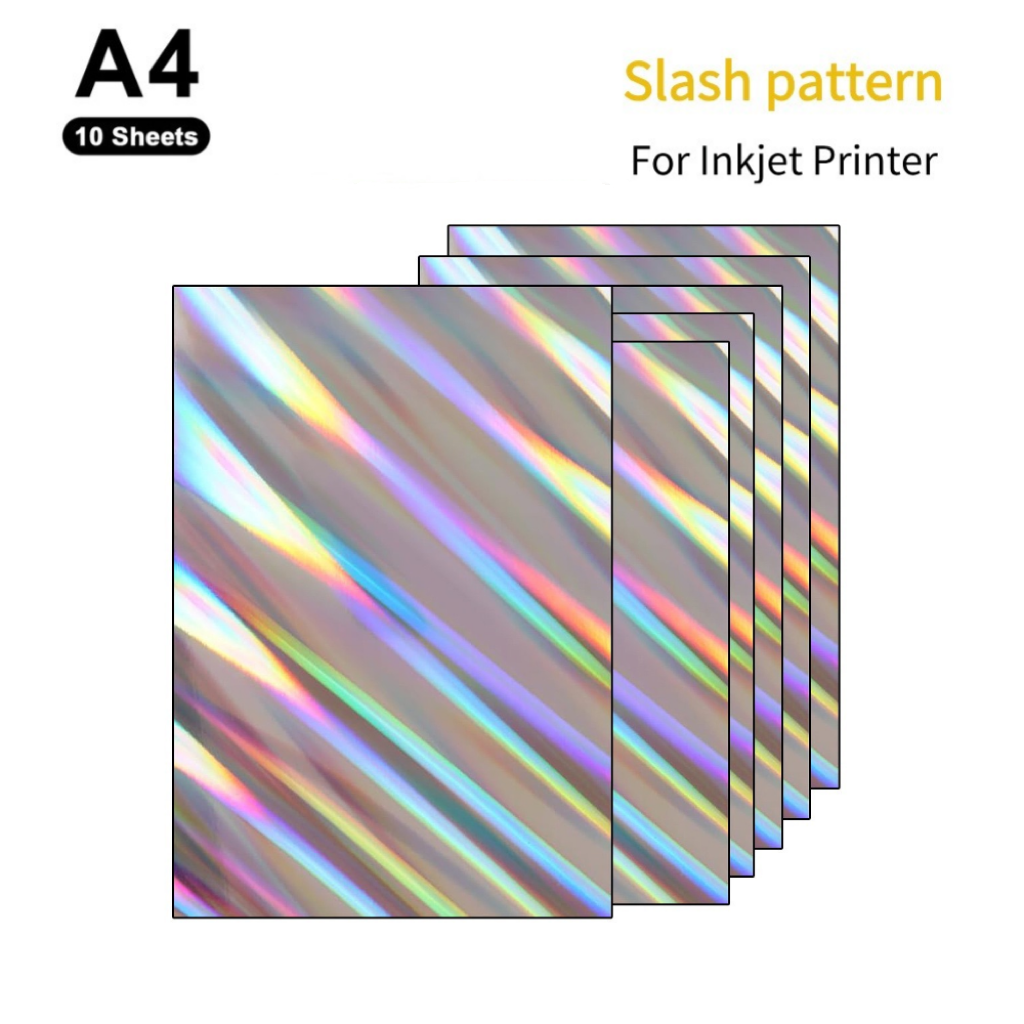 10 sheets Holographic sticker  - Commercial Vinyl Printing reseña y precio