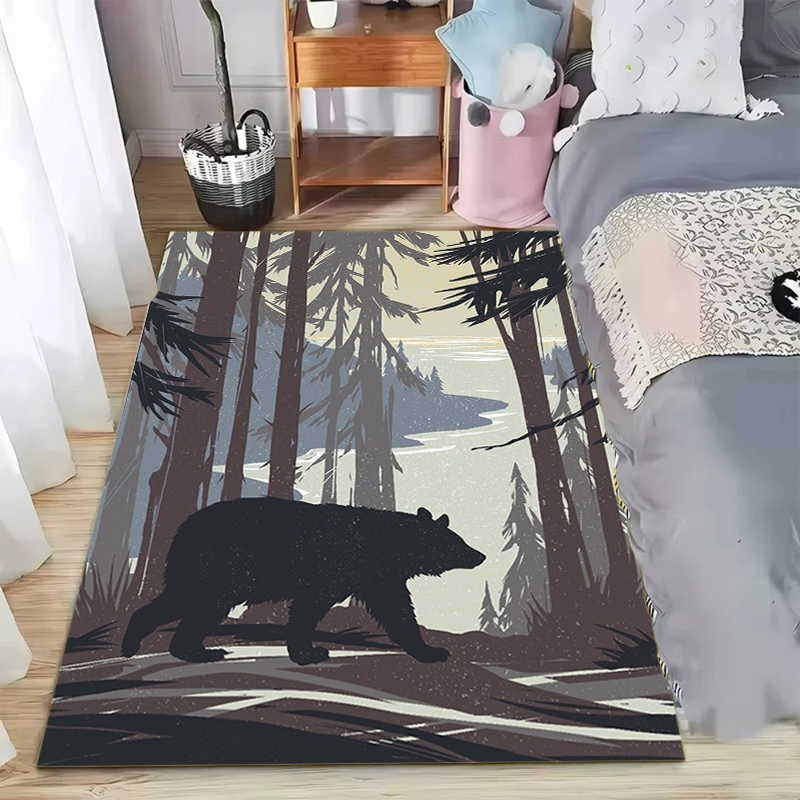 Minimalist Area Rug Mountain L - Hall Commercial Printing reseña y precio