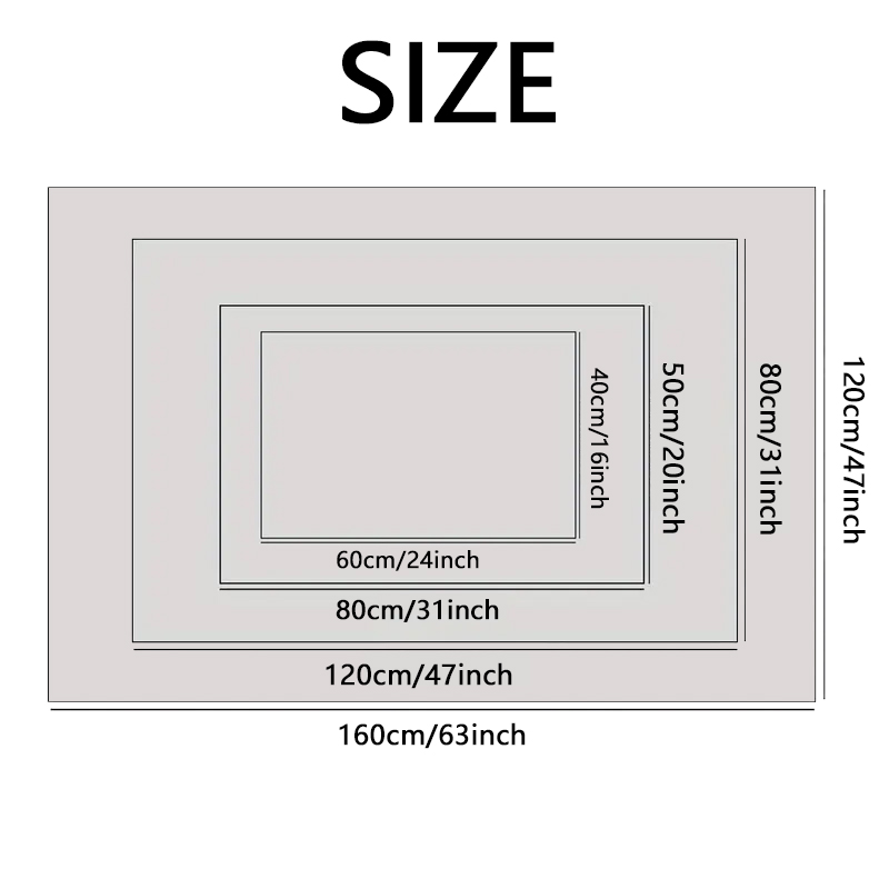 Minimalist Area Rug Mountain L - Hall Commercial Printing reseña y precio