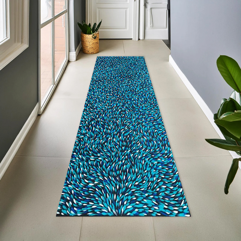 Vibrant Abstract Feather Swirl - Hall Commercial Printing reseña y precio