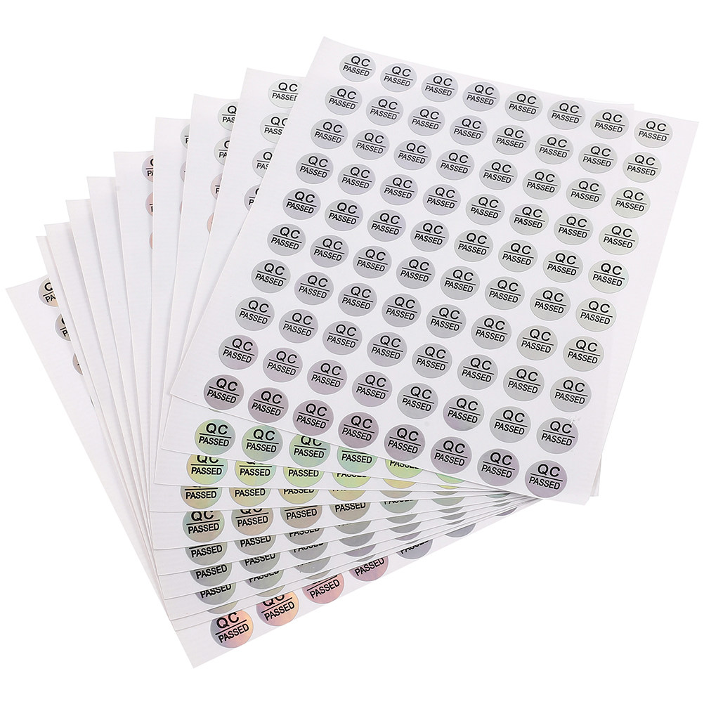 1600Pcs Qc Passed Labels Sturd - Printing Qc reseña y precio