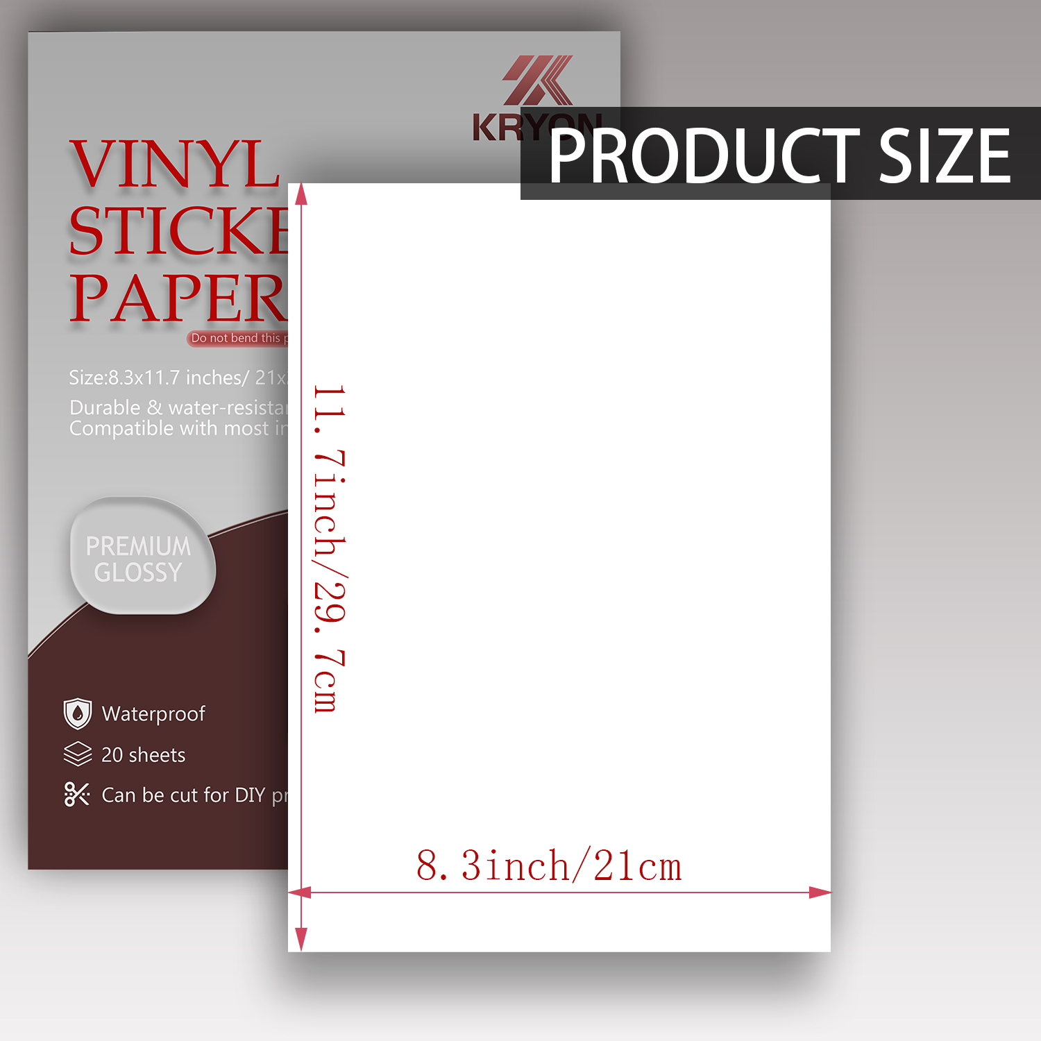 Glossy White Printable Vinyl S - Commercial Vinyl Printing reseña y precio