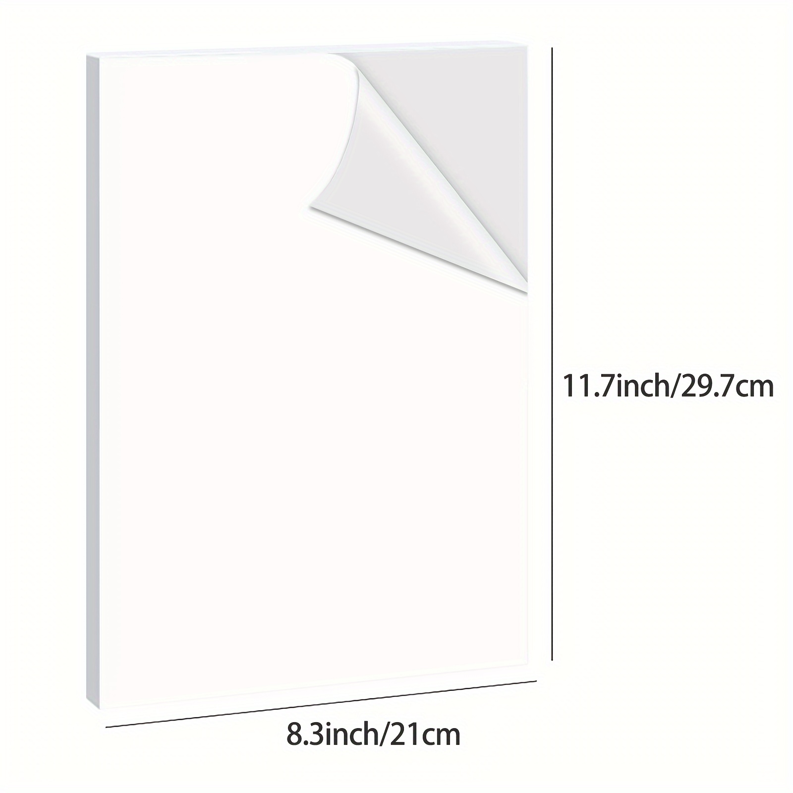 A4 10 Sheets Glossy White Prin - Commercial Vinyl Printing reseña y precio