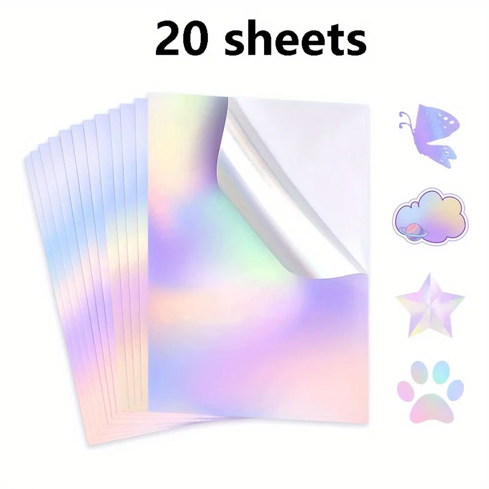 20sheets A4 printable holograp - Commercial Vinyl Printing reseña y precio