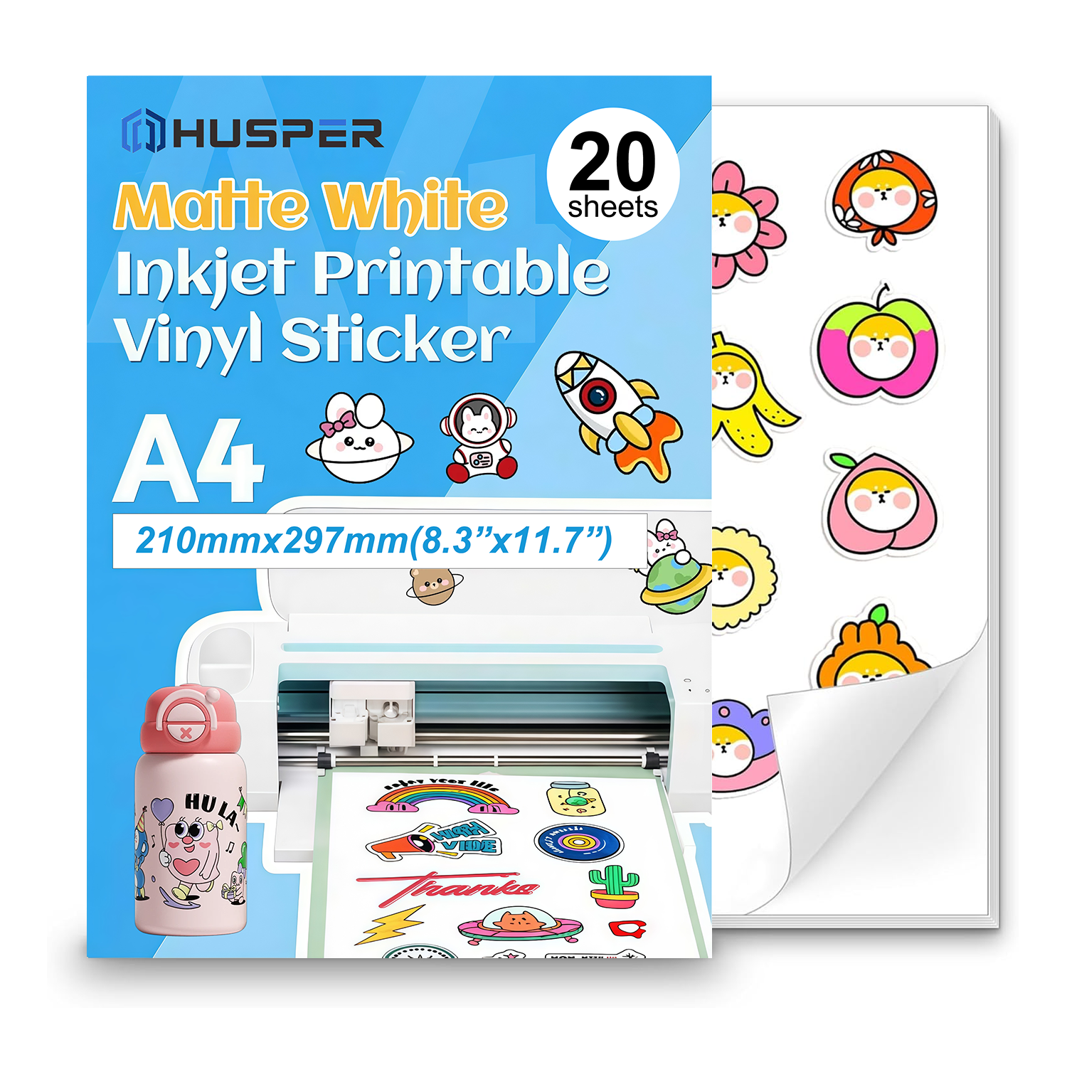 20 printable vinyl sticker she - Commercial Vinyl Printing reseña y precio