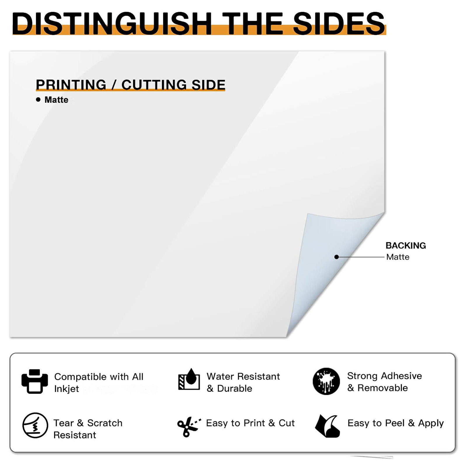 20 printable vinyl sticker she - Commercial Vinyl Printing reseña y precio