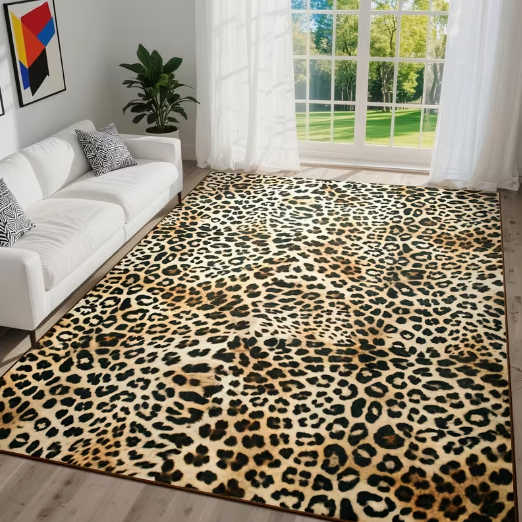Retro Leopard Print Style Hote - Hall Commercial Printing reseña y precio