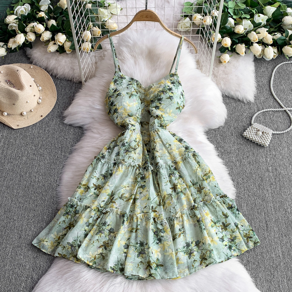 Women's Slip Dress Summer Fren - Printing Qc reseña y precio