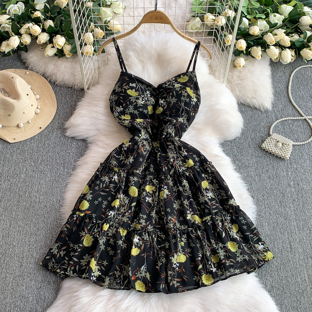 Women's Slip Dress Summer Fren - Printing Qc reseña y precio