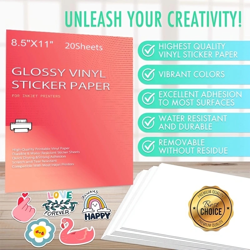 Printable Vinyl Sticker Paper  - Commercial Vinyl Printing reseña y precio
