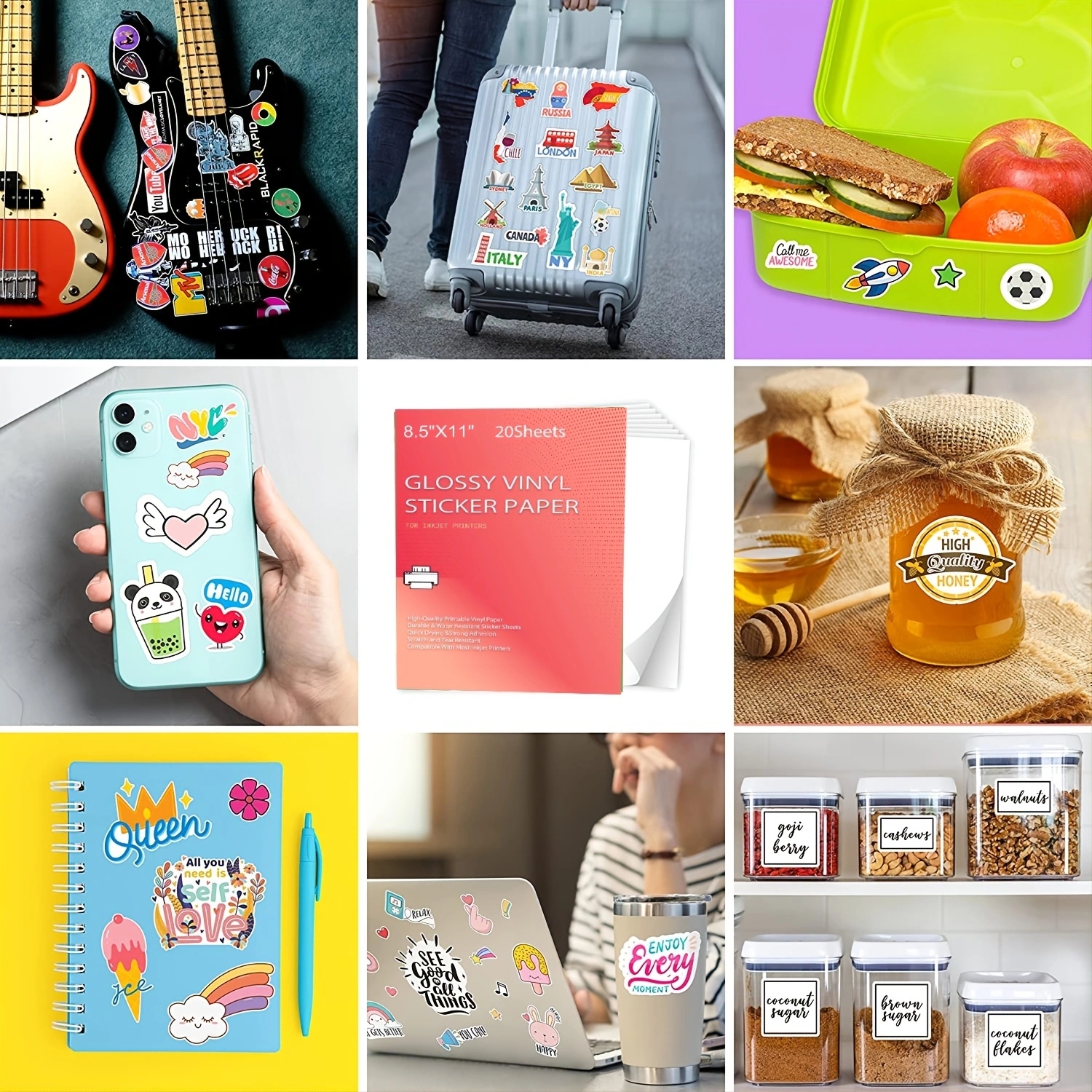 Printable Vinyl Sticker Paper  - Commercial Vinyl Printing reseña y precio