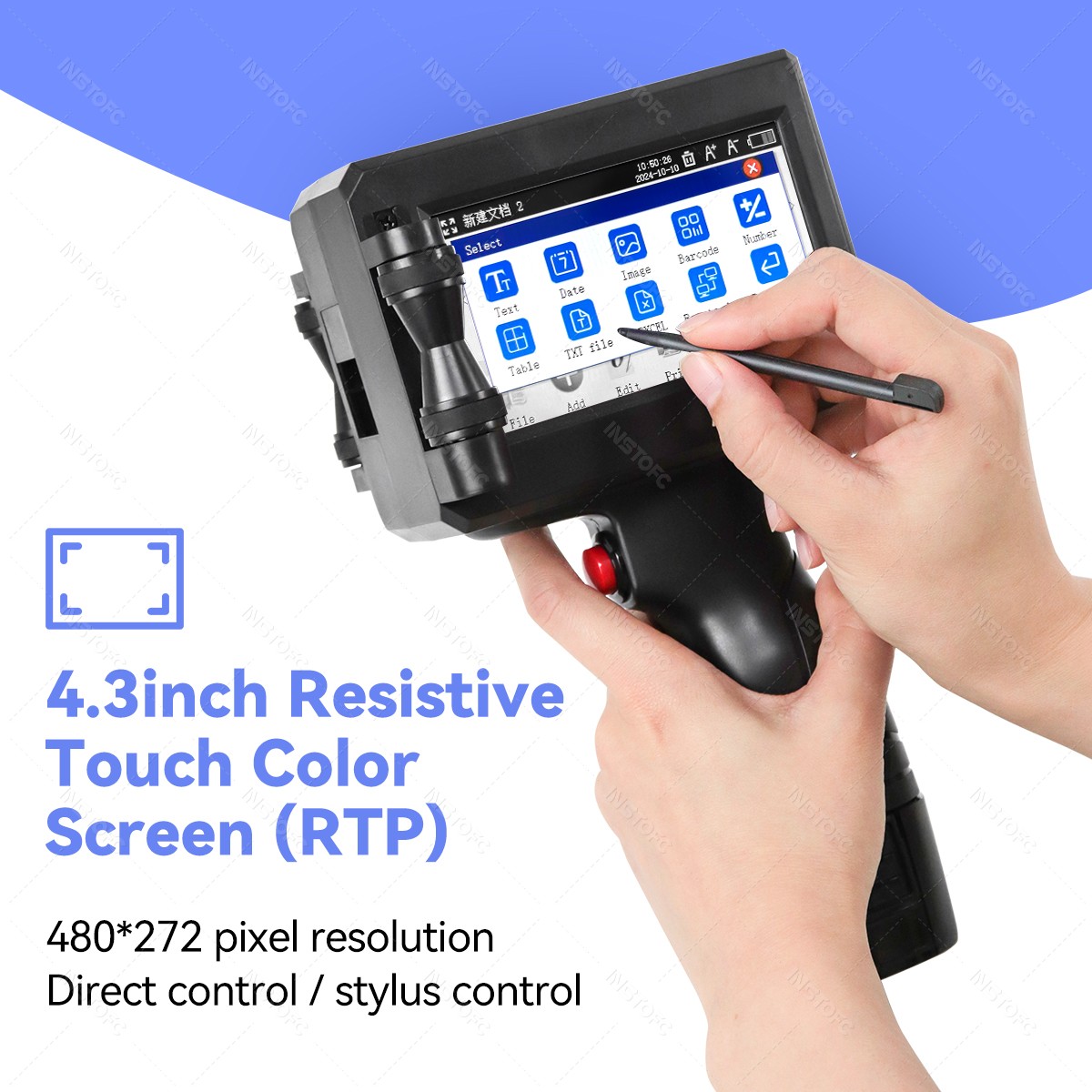Handheld Inkjet Printer Portab - Commercial Printing And Packaging reseña y precio