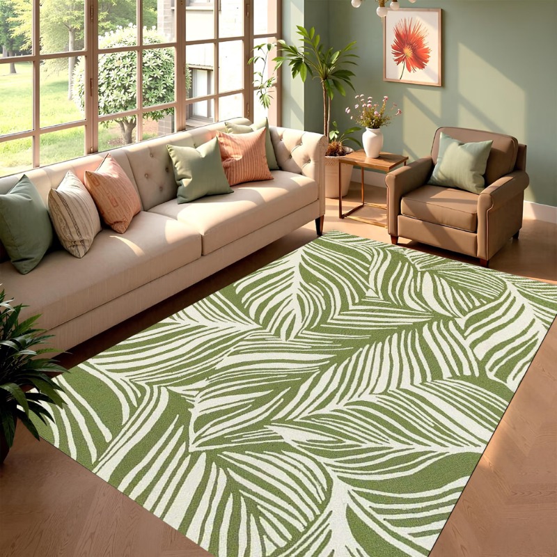 Green Leaf Carpet Nordic Style - Hall Commercial Printing reseña y precio