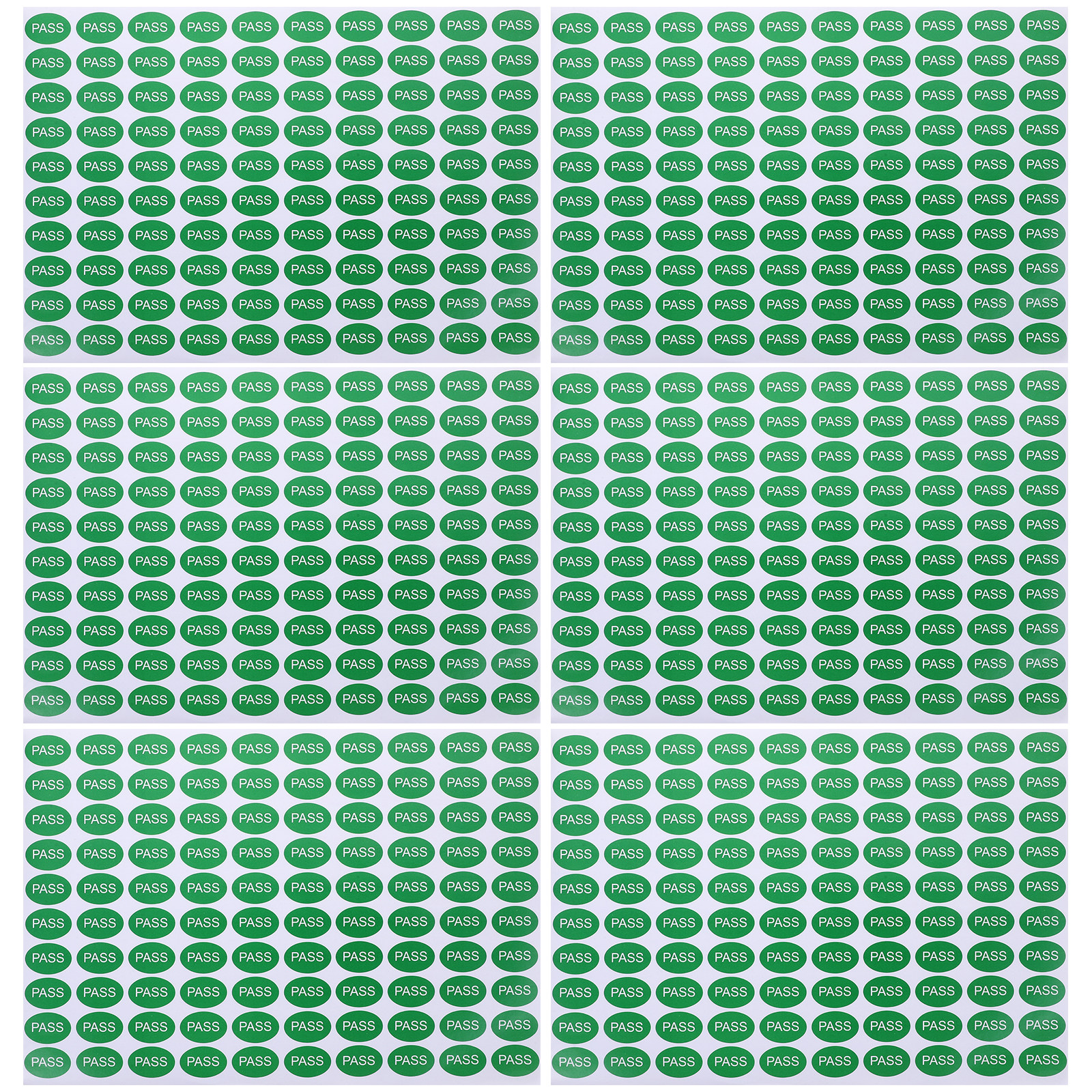 2000Pcs Qc Passed Labels Clear - Printing Qc reseña y precio