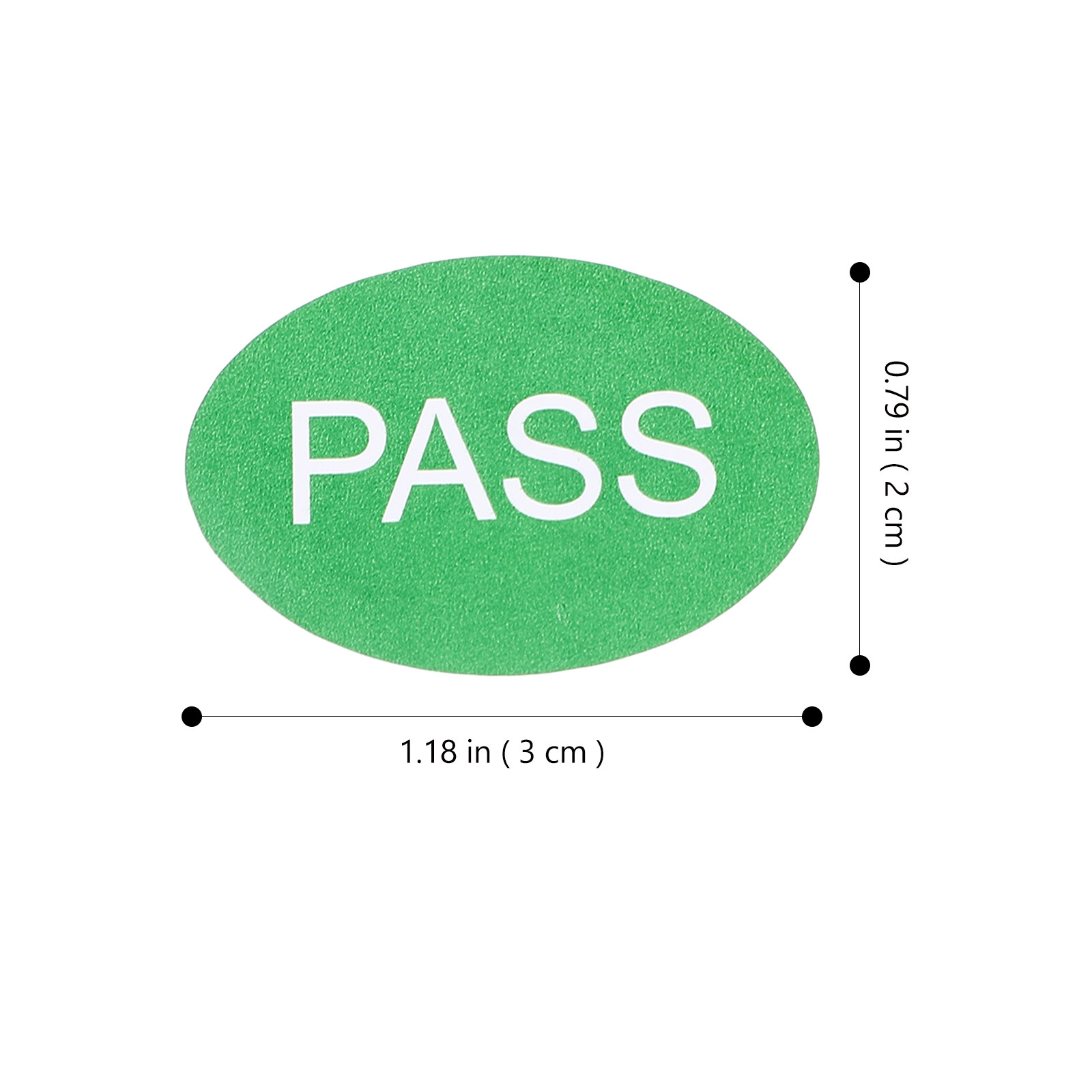 2000Pcs Qc Passed Labels Clear - Printing Qc reseña y precio