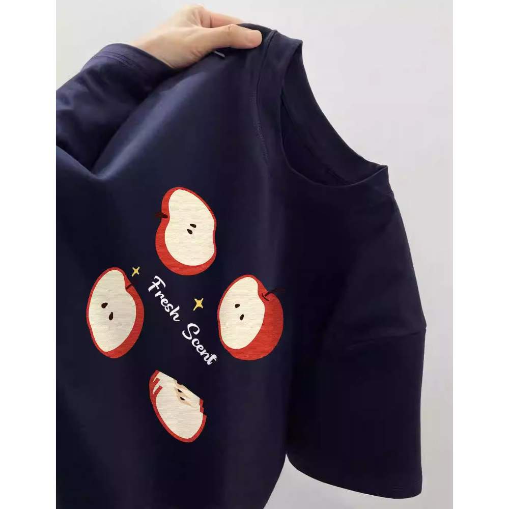 Cute Cartoon Print T-Shirts fo - Printing Qc reseña y precio