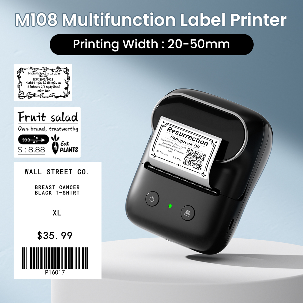 Phomemo M108 Portable Label Pr - Commercial Printing Inc reseña y precio