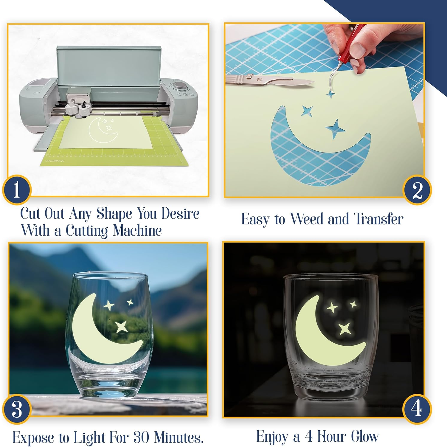 A4 Size Glow in The Dark Print - Commercial Vinyl Printing reseña y precio
