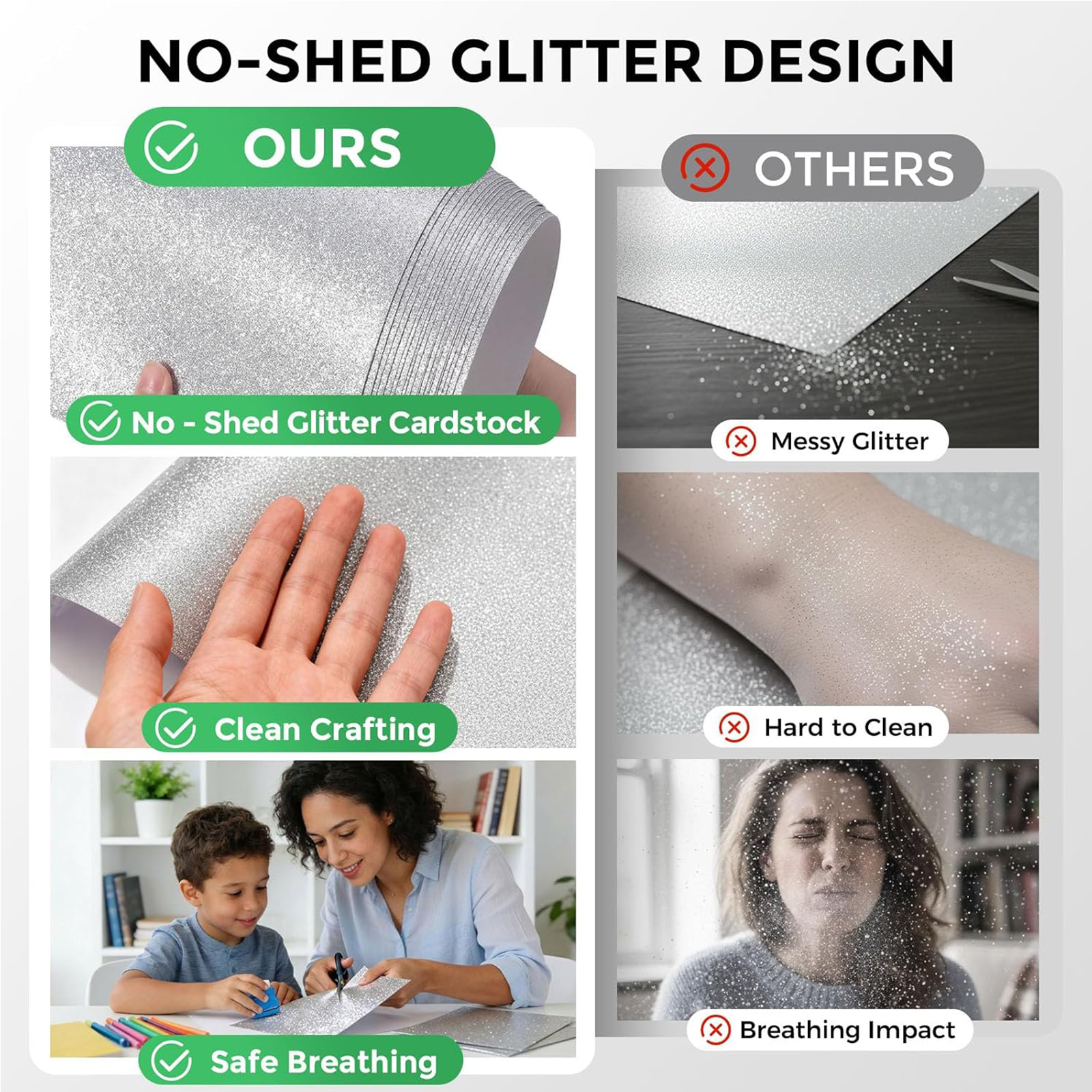 20 Sheets A4 Size Frosted Glit - Commercial Vinyl Printing reseña y precio