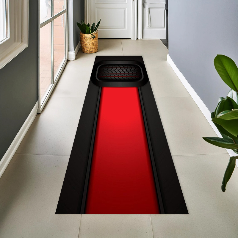 Racing Tire Carbon Fiber Red B - Hall Commercial Printing reseña y precio