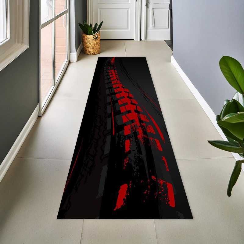 Racing Tire Carbon Fiber Red B - Hall Commercial Printing reseña y precio
