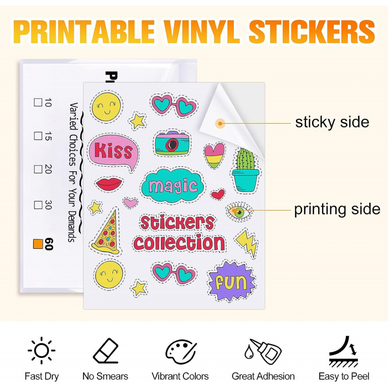 10 sheets A4 size glossy print - Commercial Vinyl Printing reseña y precio