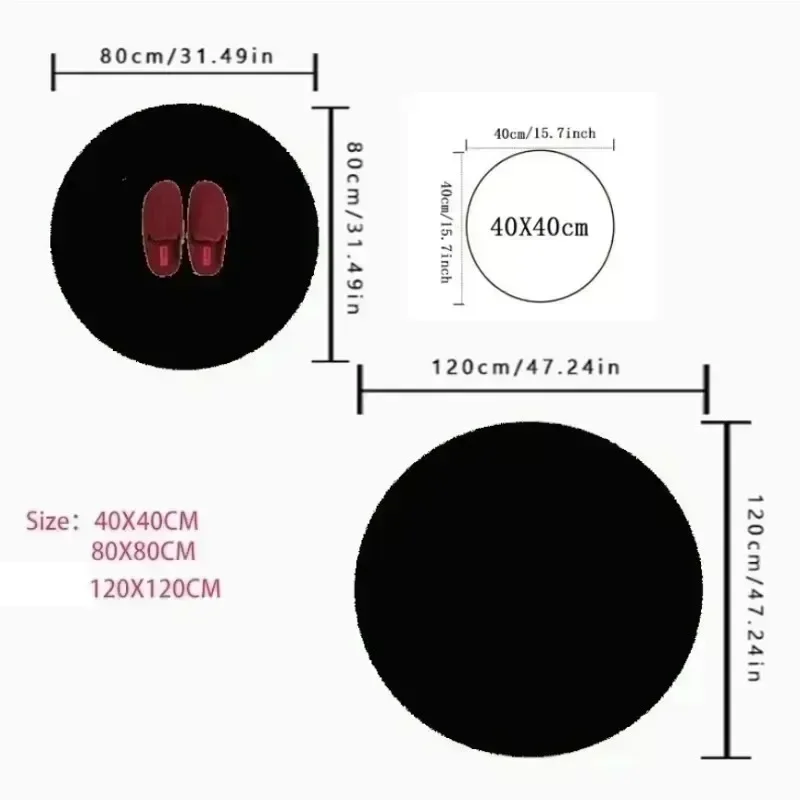 Elegant Circular Floor Mat wit - Commercial Vinyl Printing reseña y precio