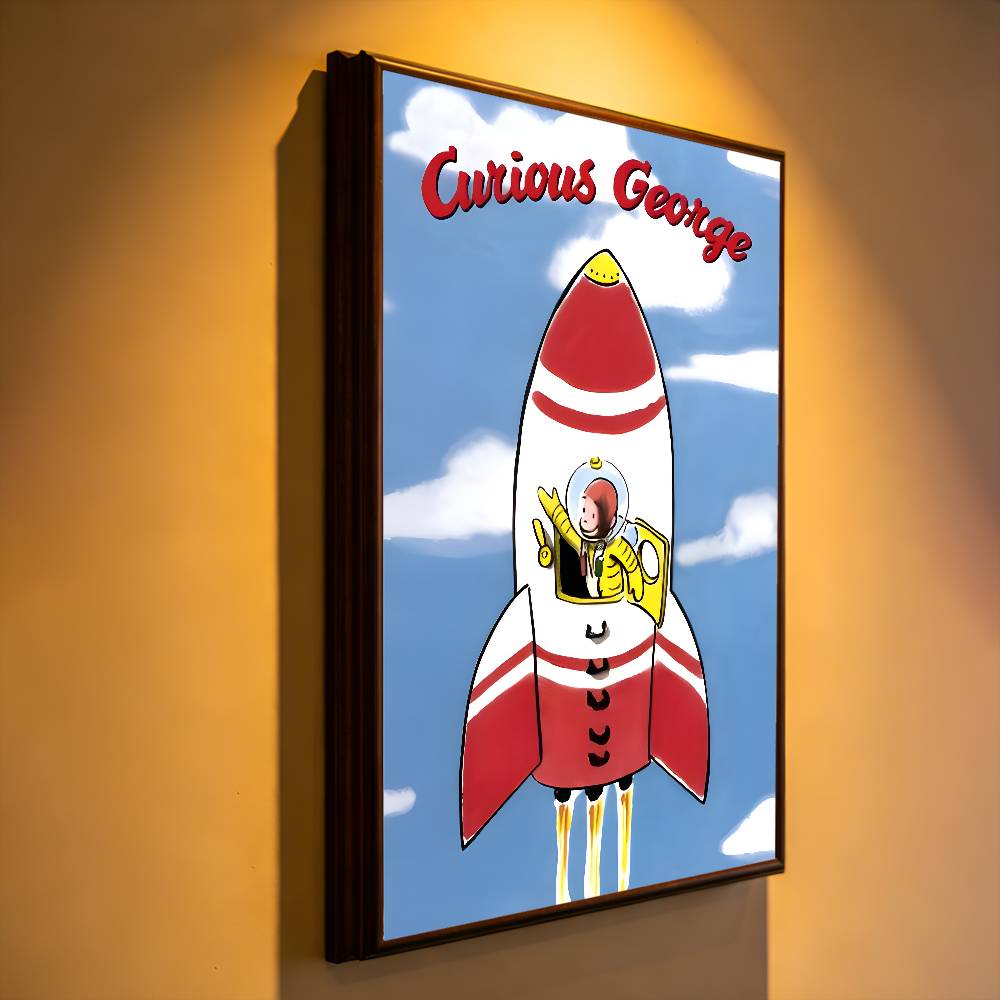 MONKEY CARTOON C-Curious Georg - Commercial Printing Inc reseña y precio