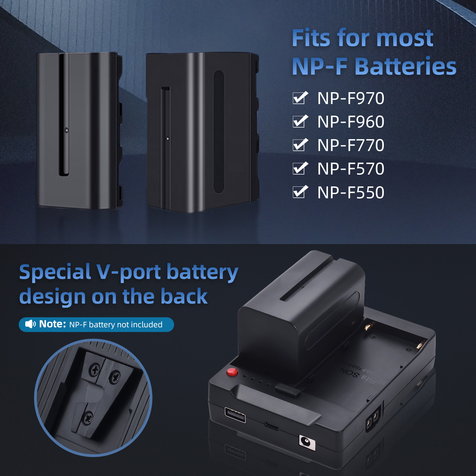 NP-F970 F750 F550 Battery Plat - Ctp Plate Making reseña y precio