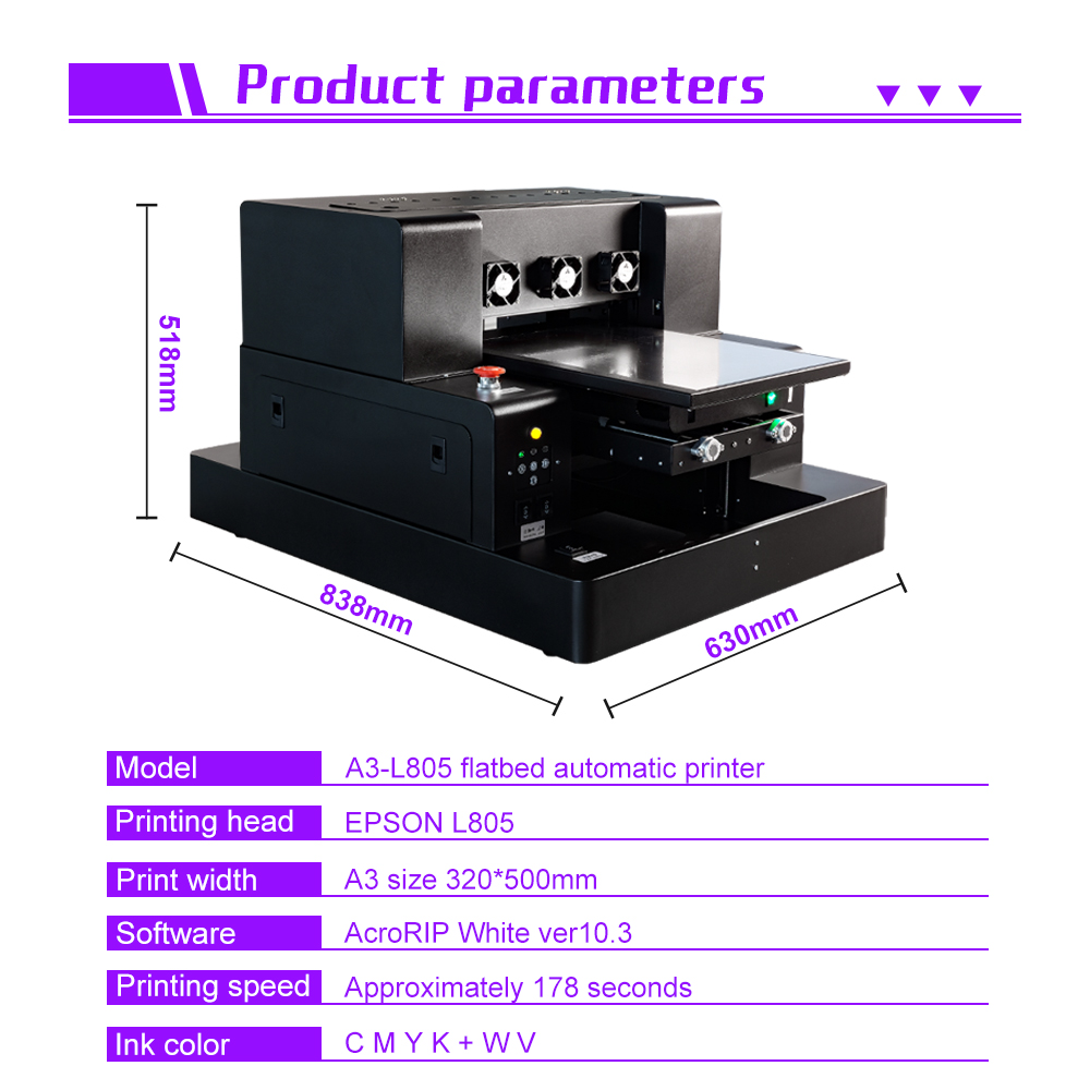 New Colorsun UV Printer Inkjet - Commercial Printing Factory reseña y precio